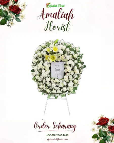 Krans Bunga Duka Sumampir